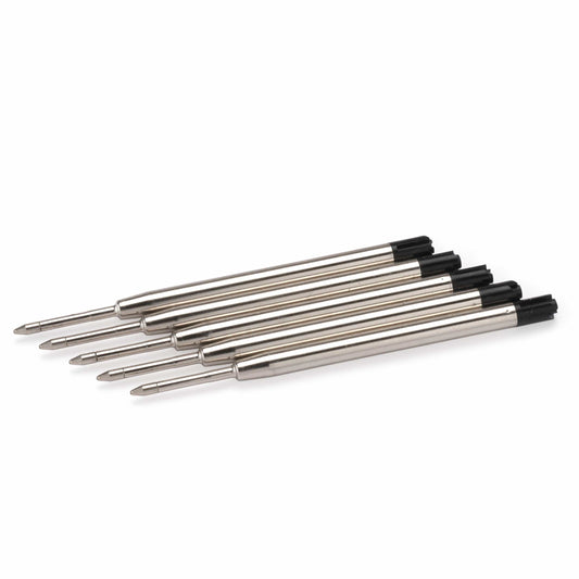 Parker Style BP Refill Blk 5pc alt 0