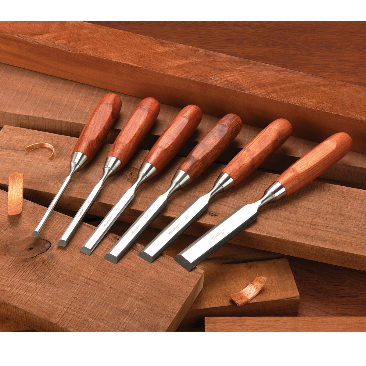 WoodRiver Woodworking Bench Chisel Set 6 Piece | Woodcraft