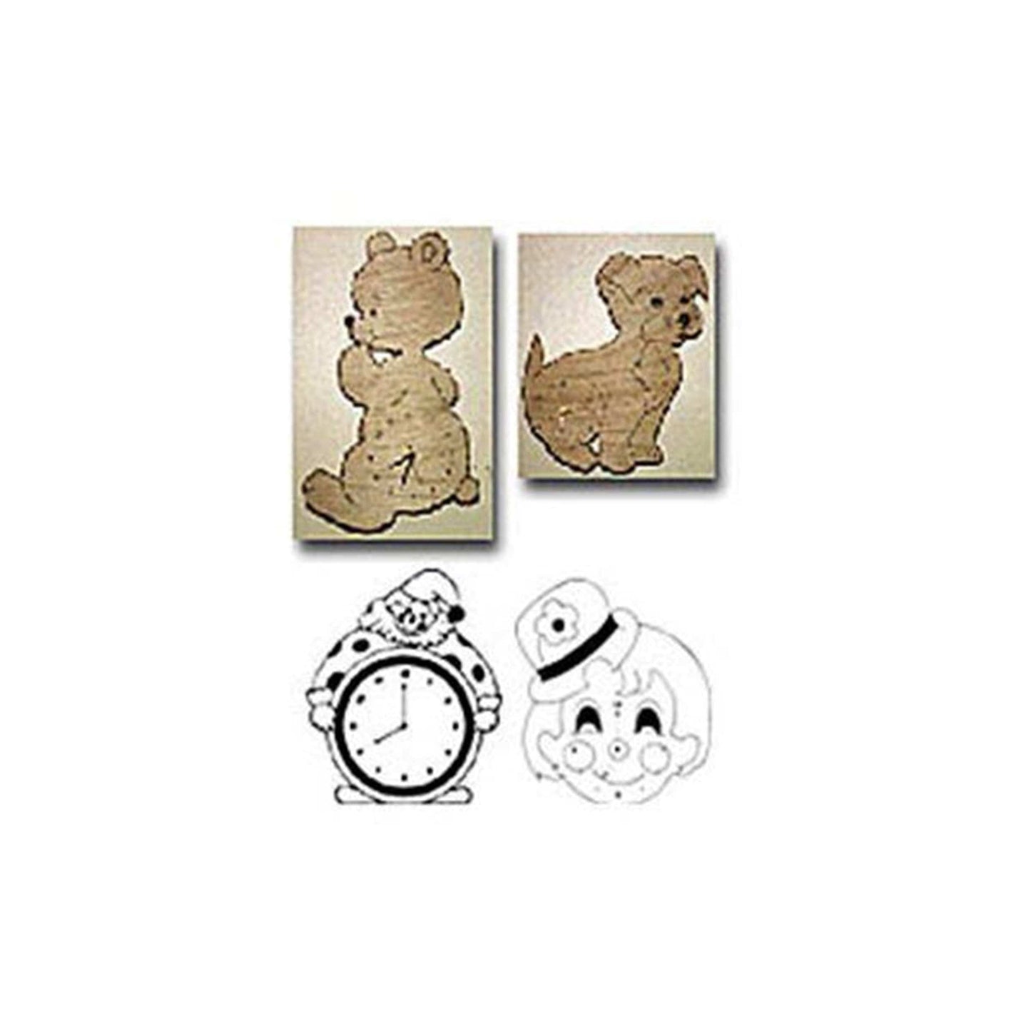 Woodworking Project Paper Plan to Build 10 Kids&#39; Clock alt 0