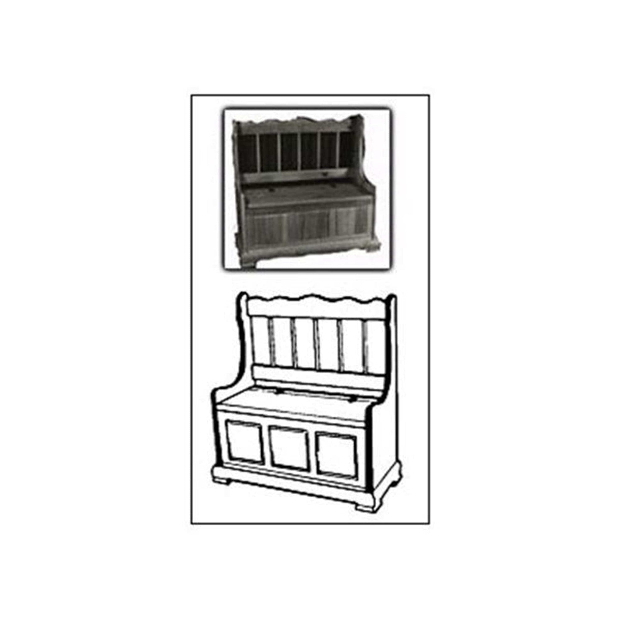 Woodworking Project Paper Plan to Build Storage Bench alt 0