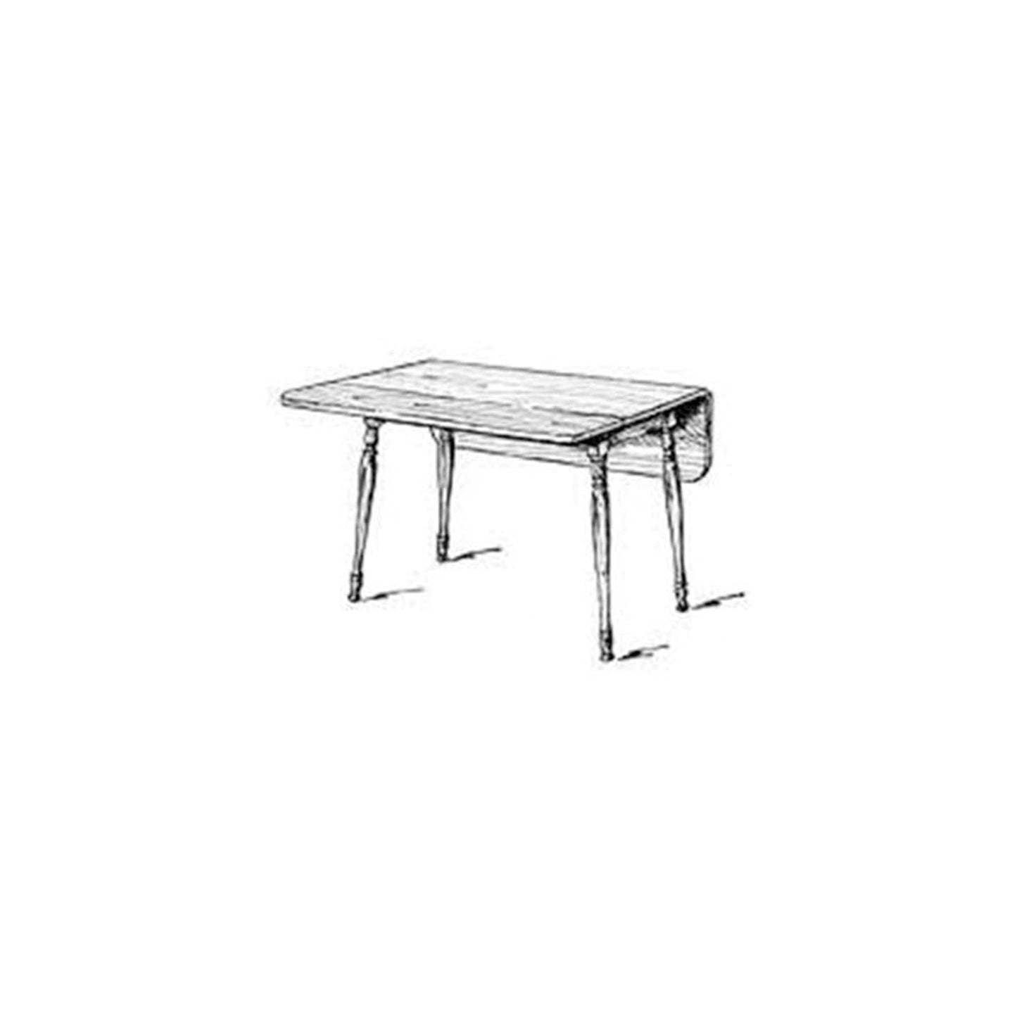 Woodworking Project Paper Plan to Build Harvest Table, 48 alt 0