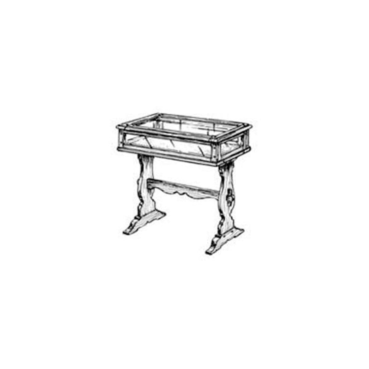 Woodworking Project Paper Plan to Build Collector&#39;s Display Table alt 0