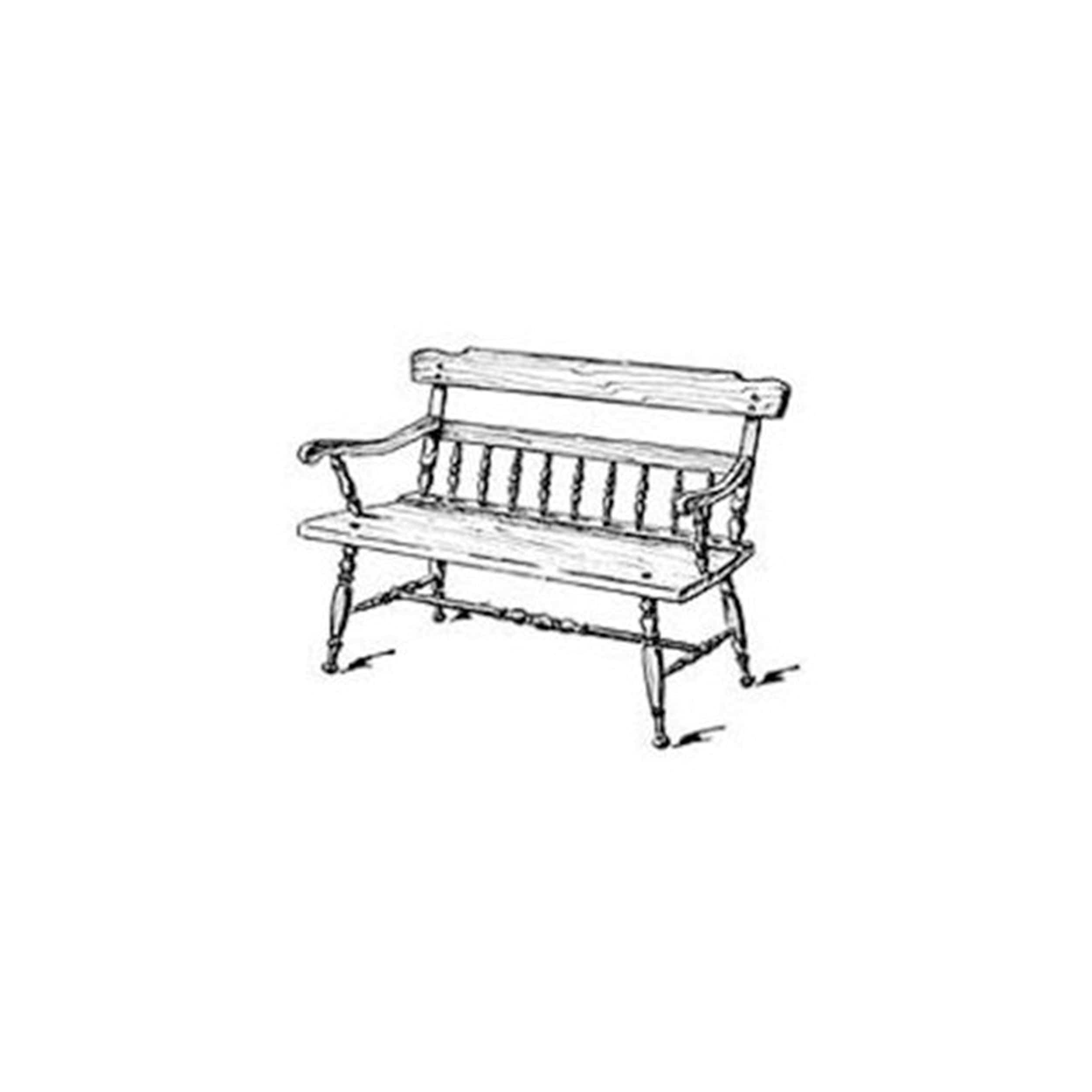 Woodcraft Woodworking Project Paper Plan to Build Squire Bench , (FD-119)