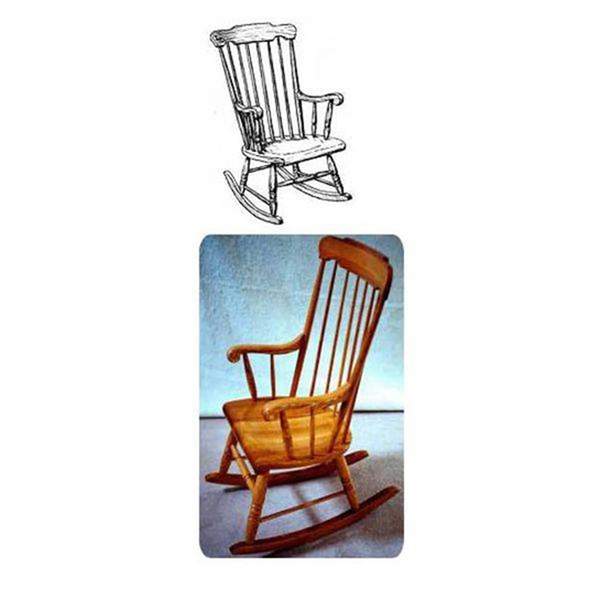 Woodcraft Woodworking Plan to Build Boston Rocking Chair | Woodcraft