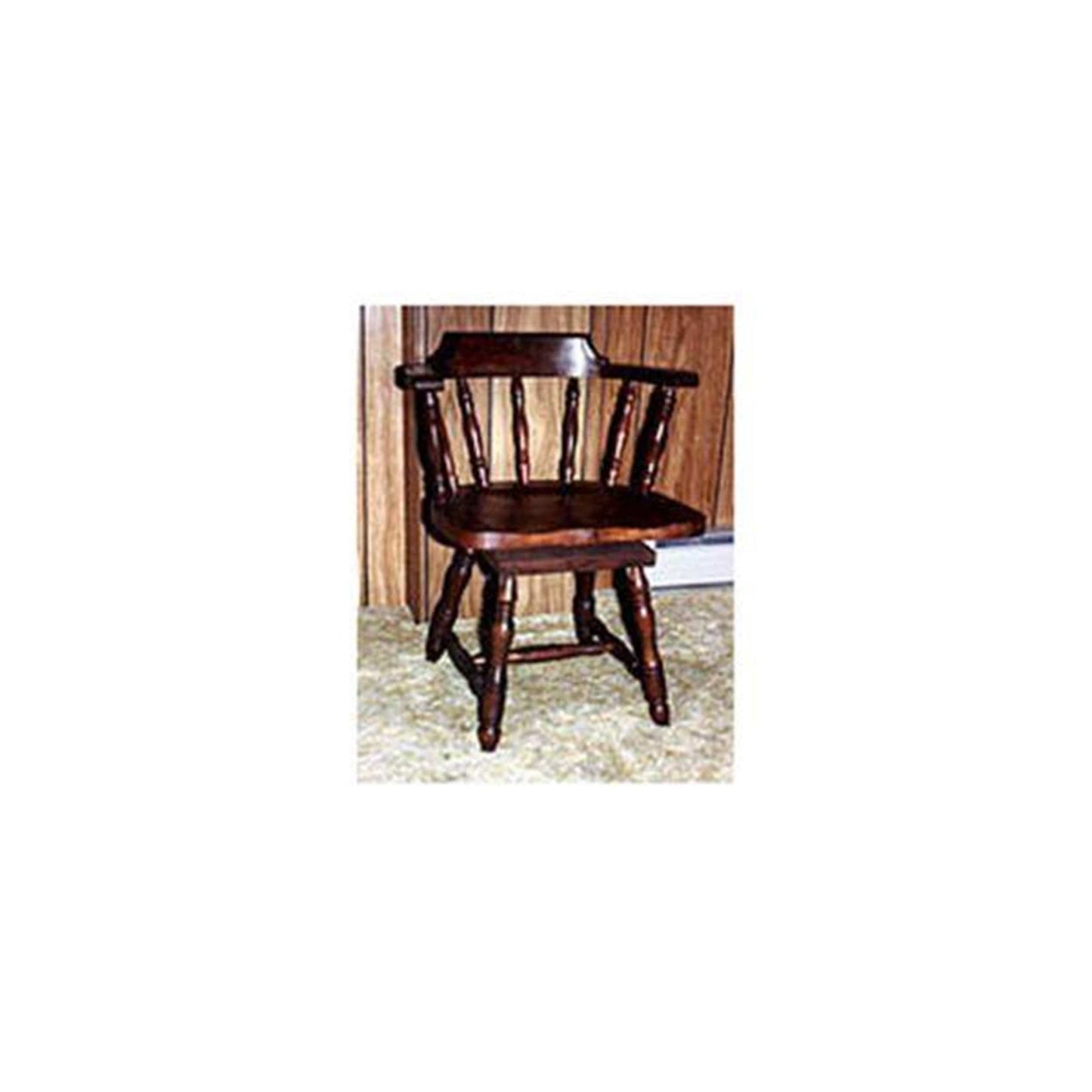 Woodworking Project Paper Plan to Build Captain&#39;s Swivel Chair alt 0