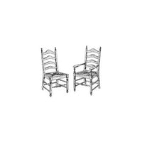 Woodworking Project Paper Plan to Build Ladder Back Chair alt 0