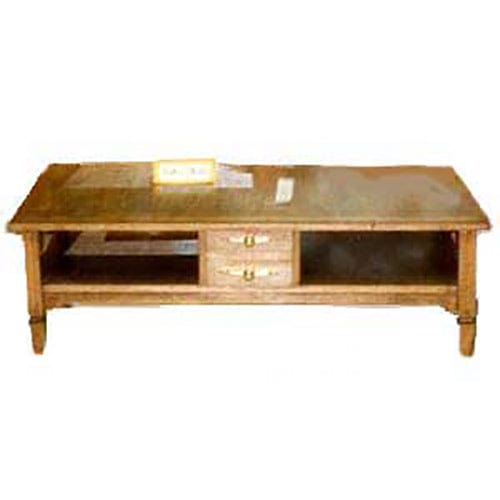 Woodworking Project Paper Plan to Build Low Coffee Table alt 0