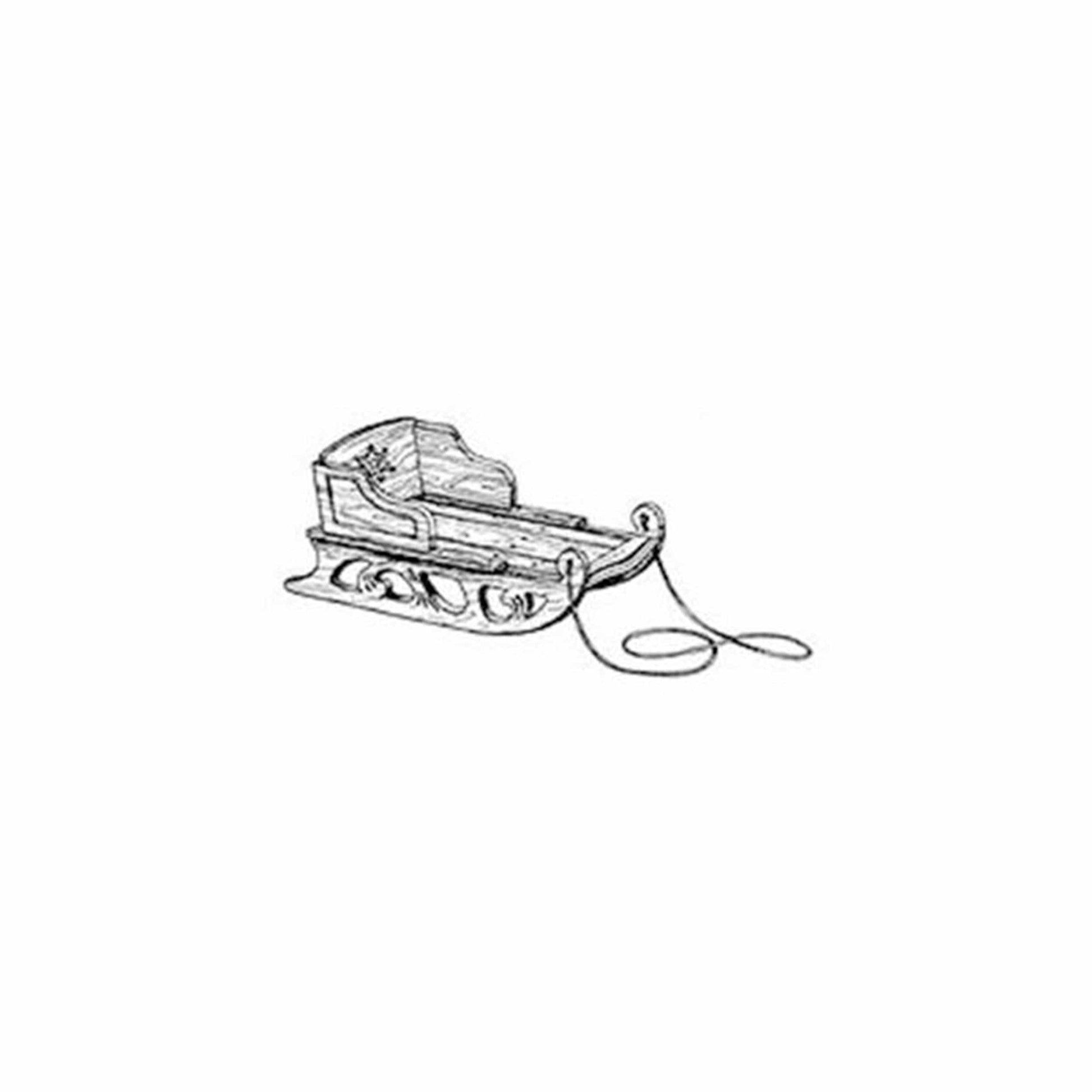 Woodworking Project Paper Plan to Build Antique Snow Sled alt 0