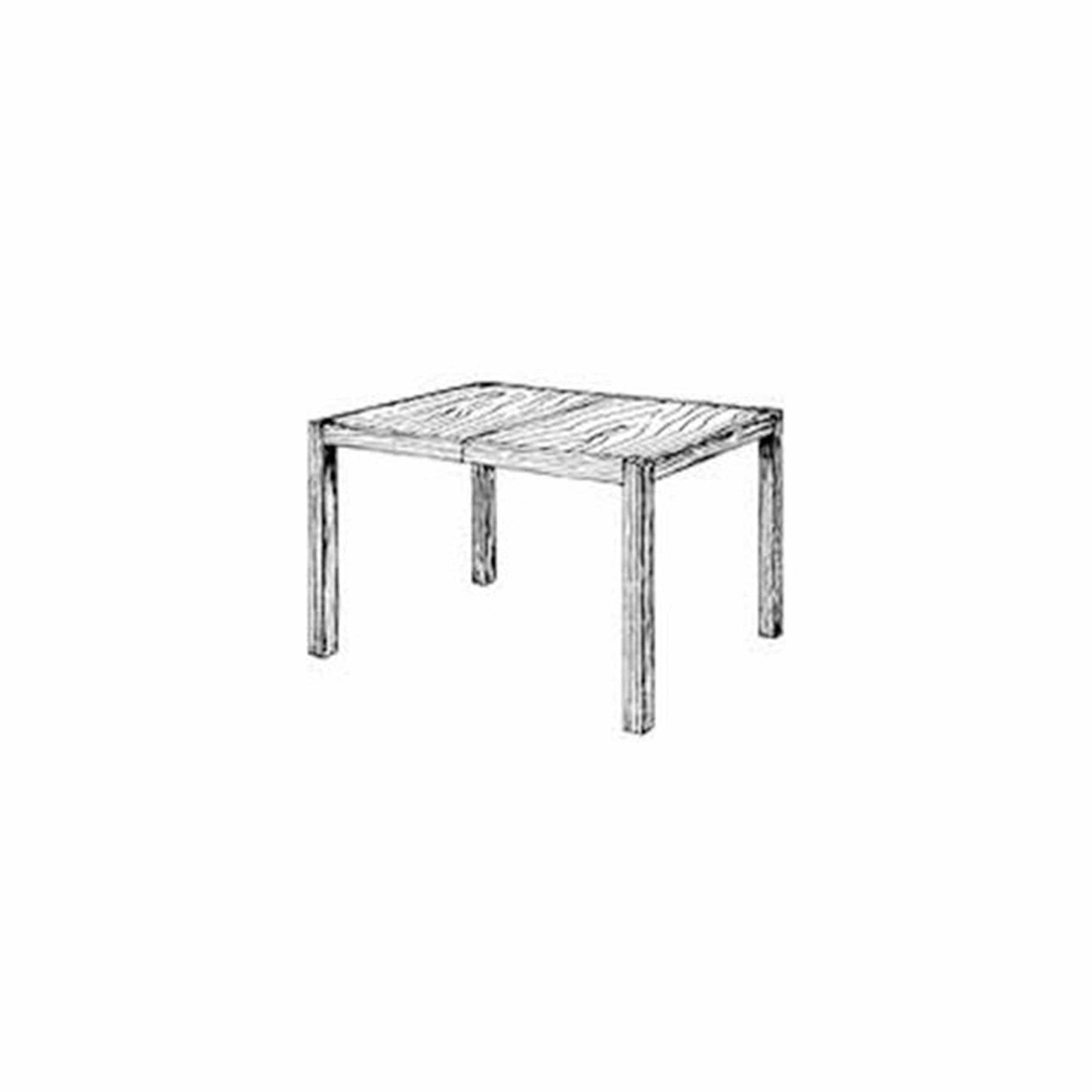 Woodworking Project Paper Plan to Build Simple Extension Table alt 0