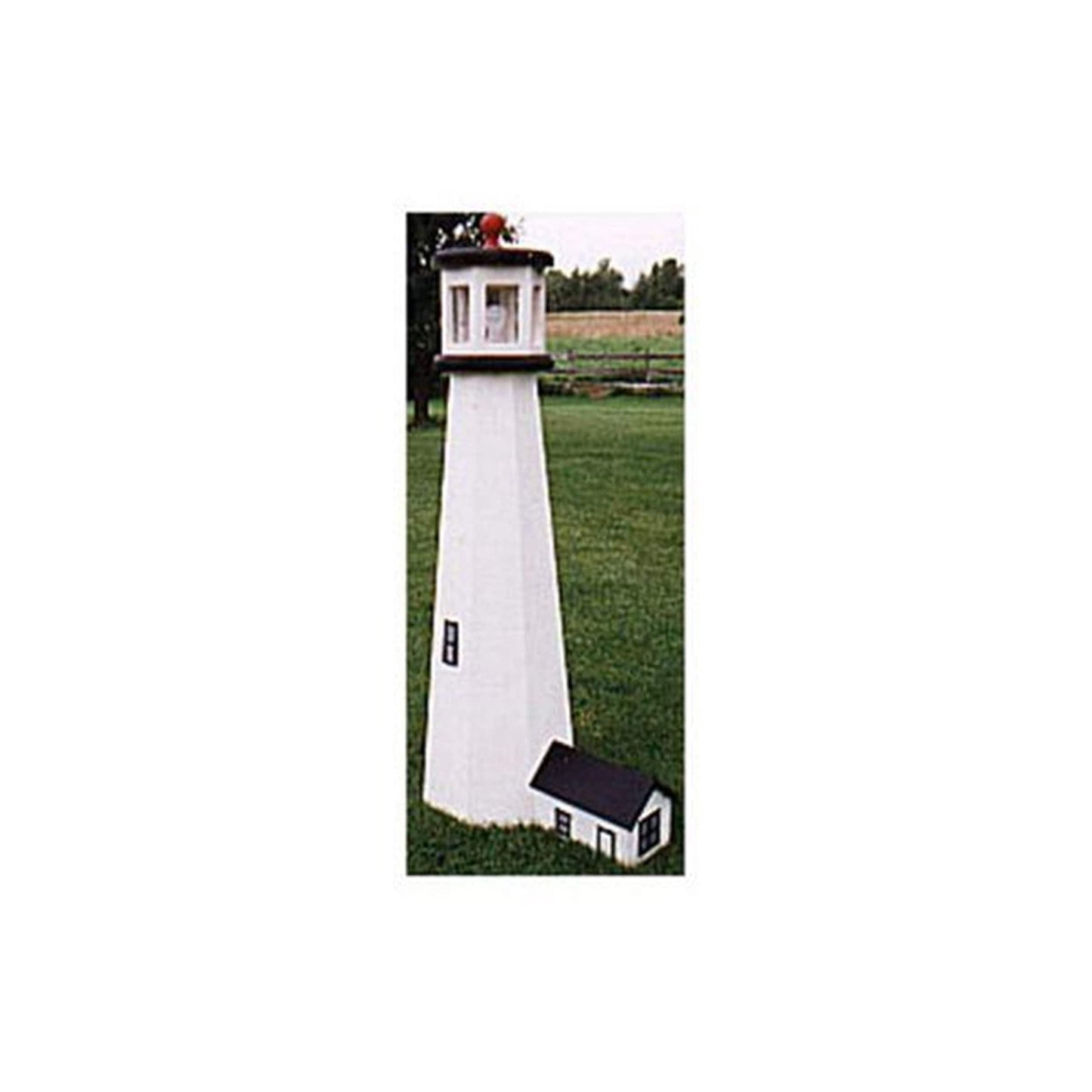 Woodworking Project Paper Plan to Build 5.5&#39; Lighthouse with Dwelling alt 0