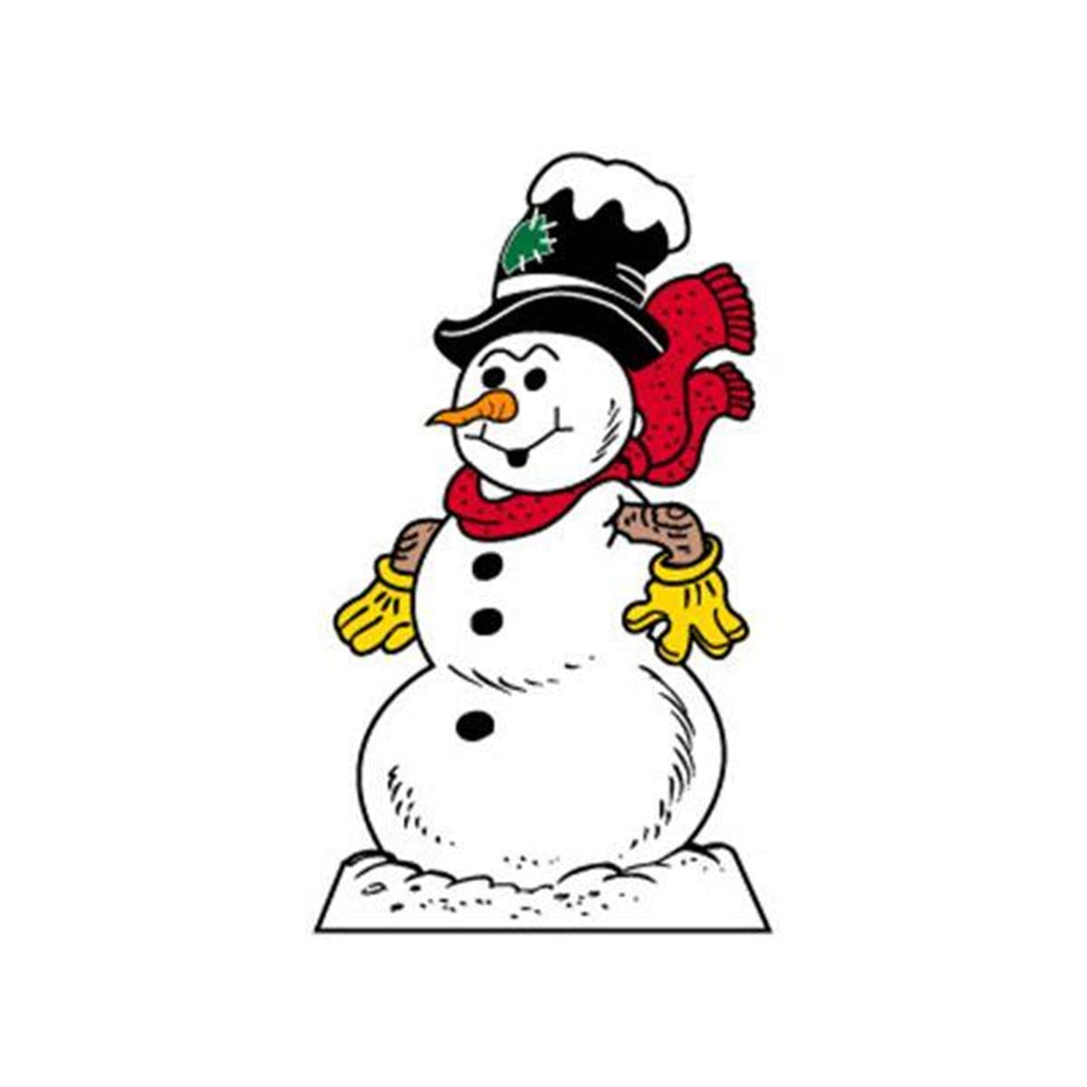 Woodcraft Woodworking Project Paper Plan to Build Large Snowman , (YS-100)