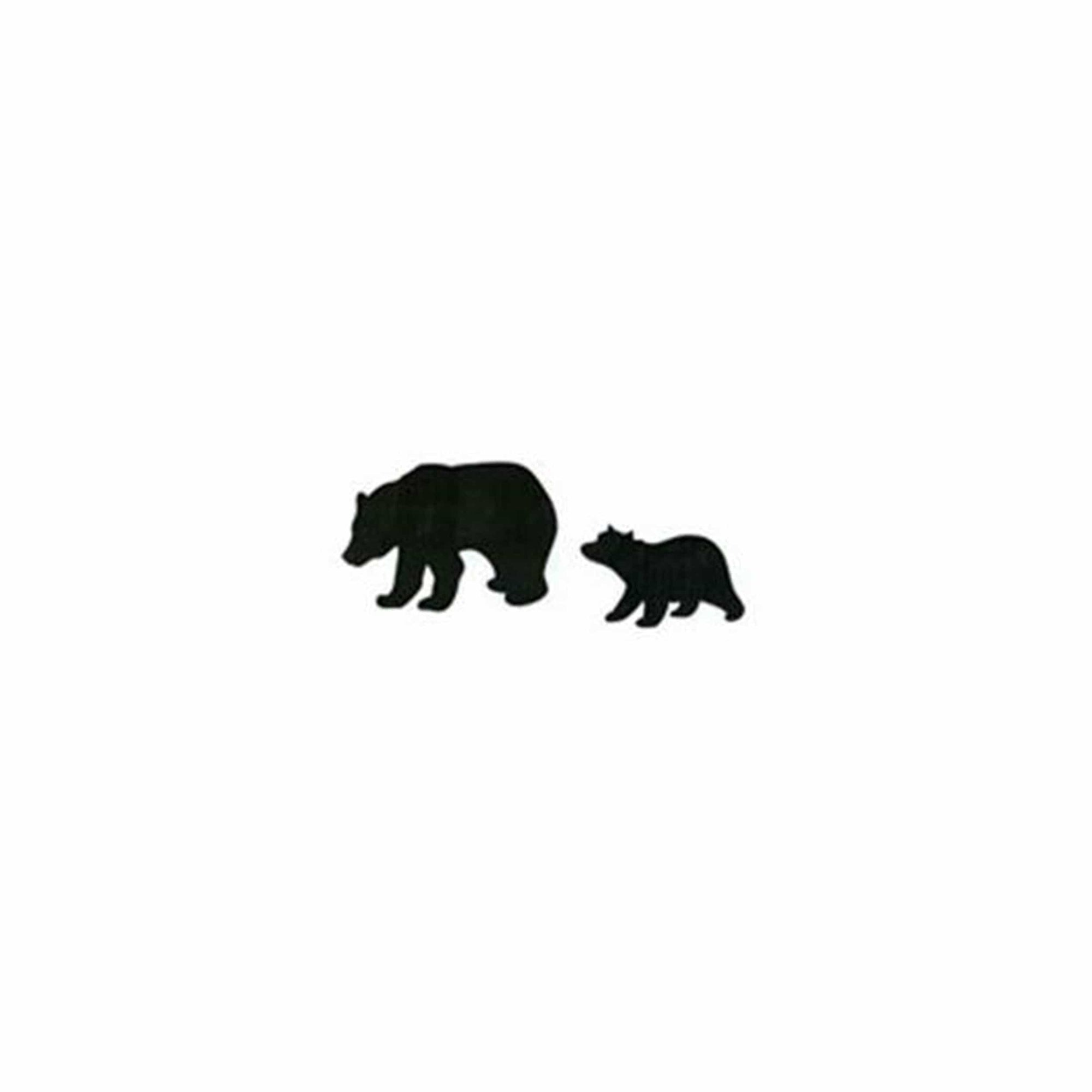 Woodworking Project Paper Plan to Build Mama Bear and Cub Shadow alt 0