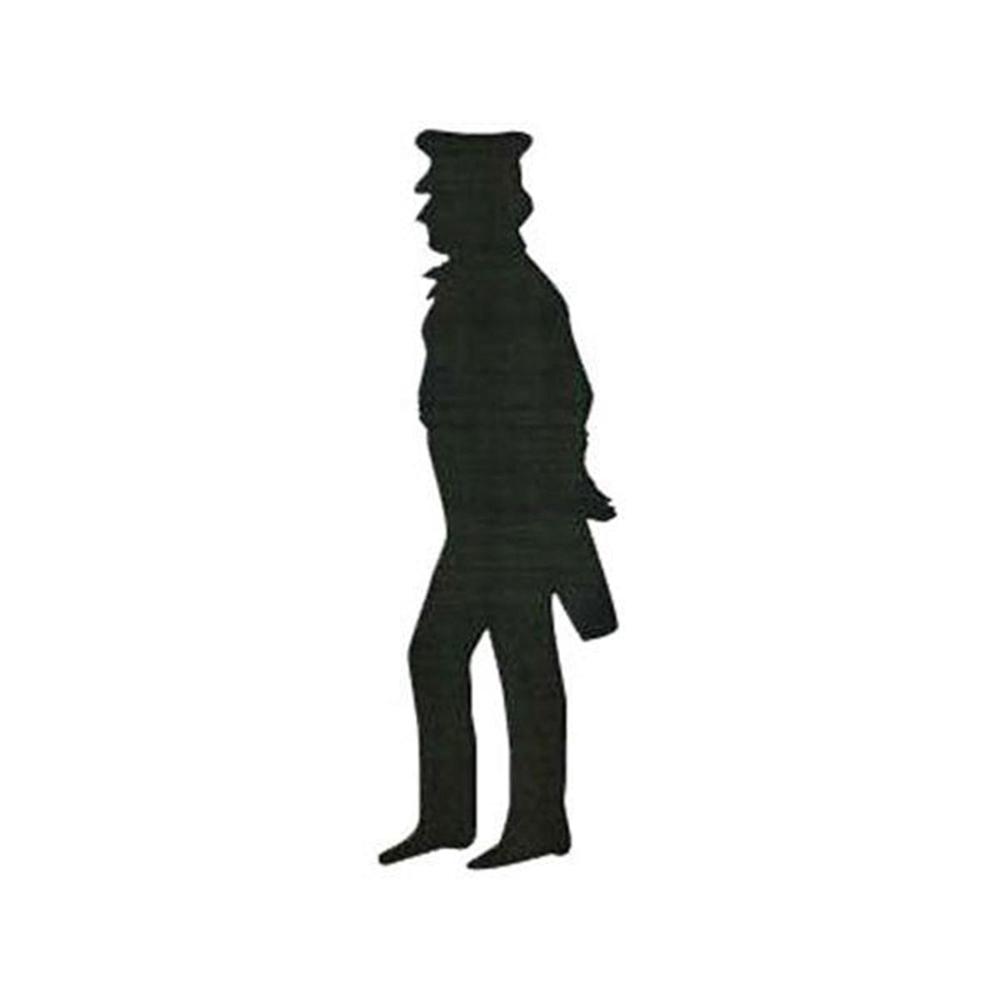 Woodworking Project Paper Plan to Build Railway Conductor Shadow alt 0