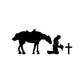 Woodworking Project Paper Plan to Build Life Size Praying Cowboy Shadow alt 0