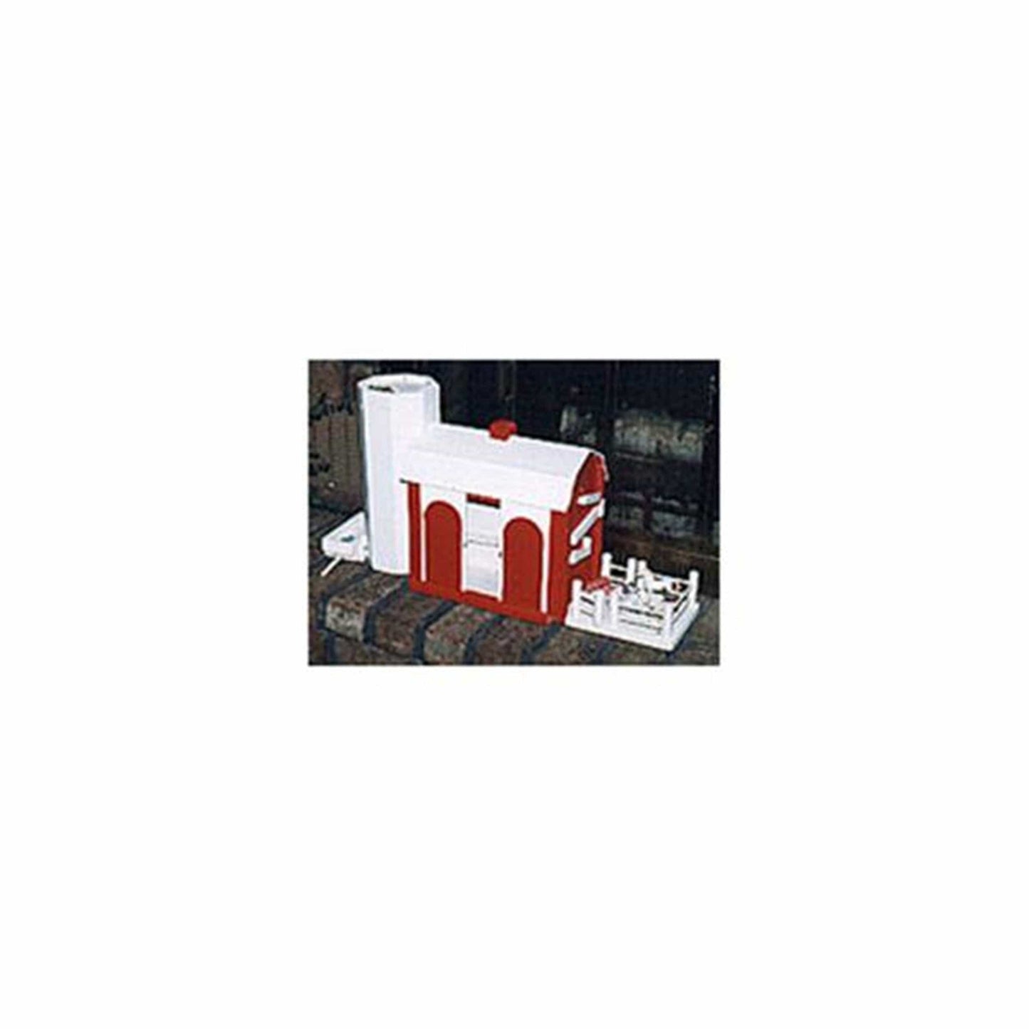 Woodworking Project Paper Plan to Build Barn and Silo Marble Toy alt 0