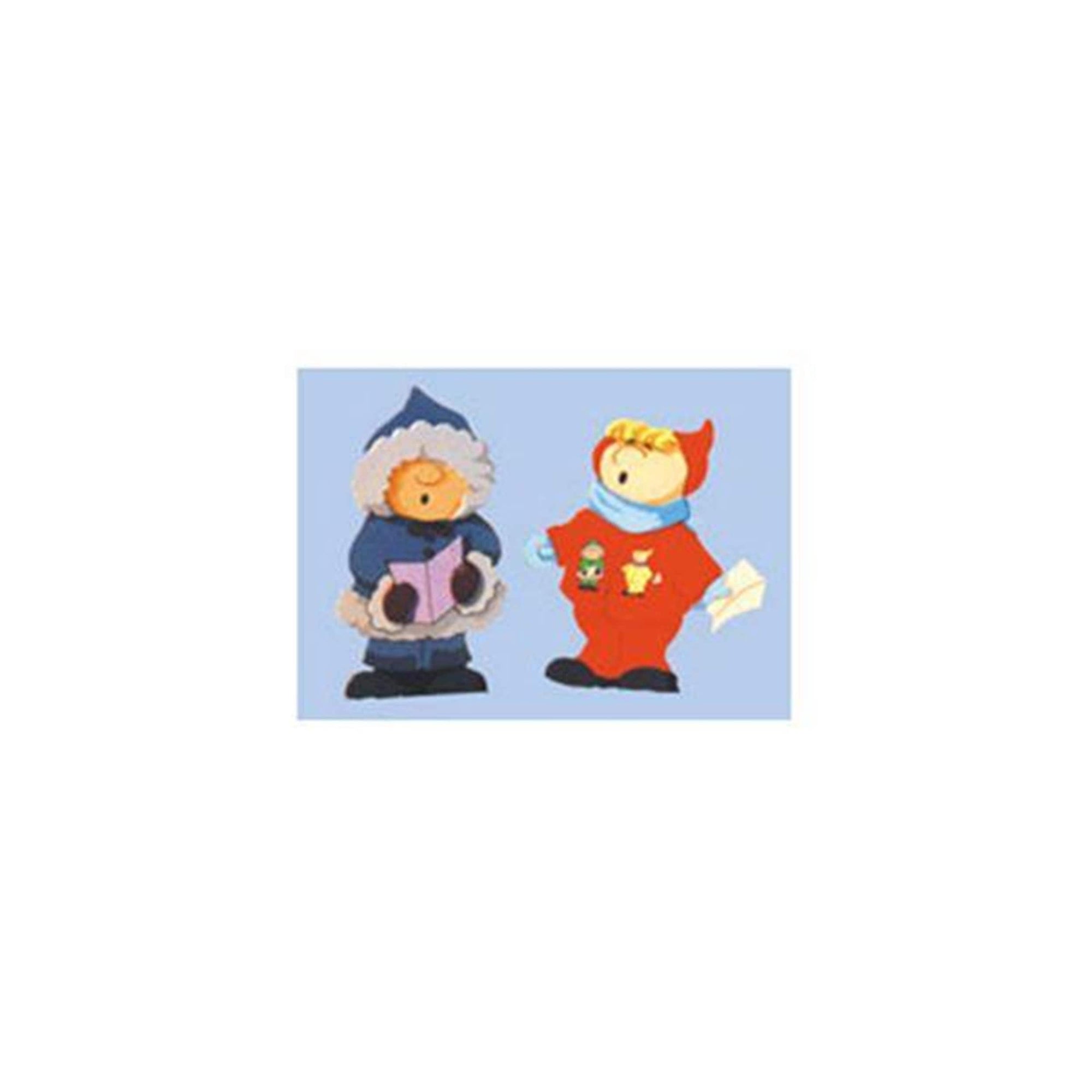 Woodworking Project Paper Plan to Build Boy and Girl Carolers alt 0