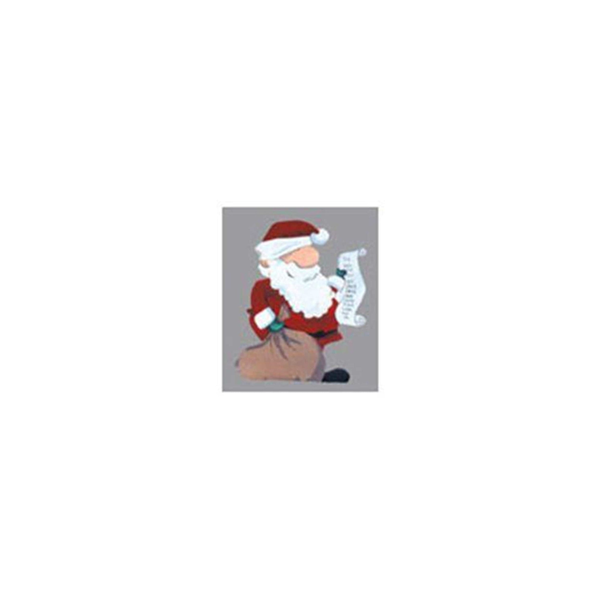 Woodworking Project Paper Plan to Build Santa with List alt 0