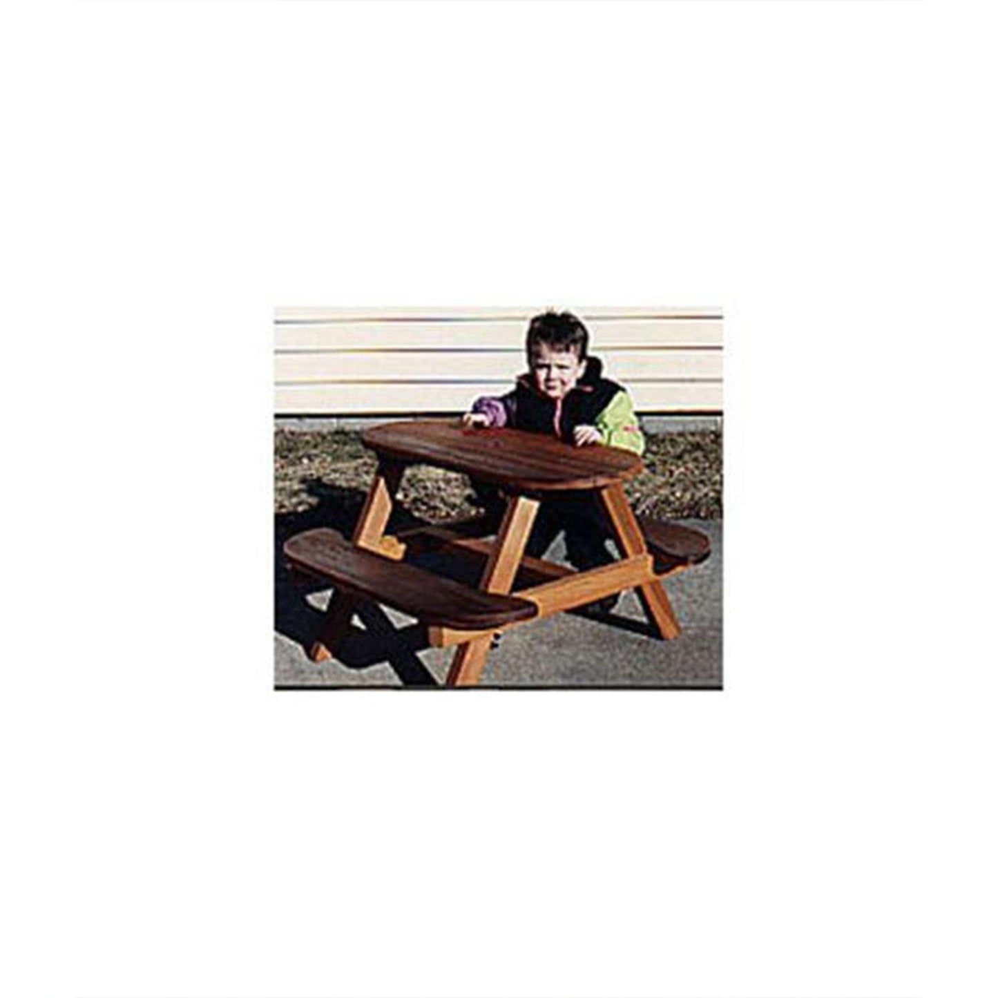 Woodworking Project Paper Plan to Build Child's Picnic Table alt 0