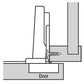 Clip Top Hinges for Face Frame Cabinets - Full Overlay - 110 Degree with BLUMOTION - 1 Pair
