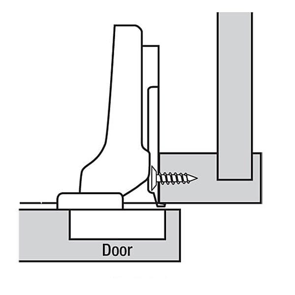 Clip Top Hinges for Face Frame Cabinets - Partial Overlay - 110 Degree with BLUMOTION - 1 Pair