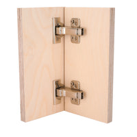 Clip Top Hinges - Frameless for Cabinets - Partial Overlay - 110 Degree with BLUMOTION - 1 Pair