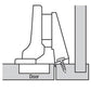 Clip Top Face Frame Hinges - Inset Overlay - 110 Degree with BLUMOTION - 1 Pair