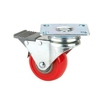 2-1/2" HD Caster - Double Locking - Swiveling - 4 Hole Mounting Plate alt 5