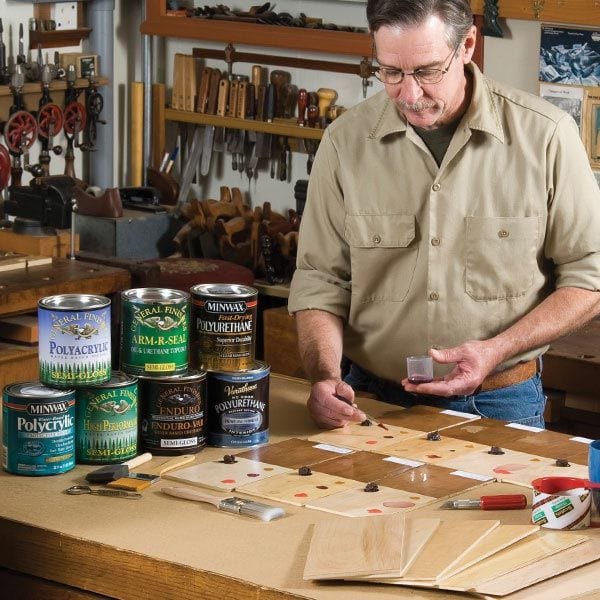 Woodcraft Magazine Finish Test Water vs Oil - Downloadable Technique ...
