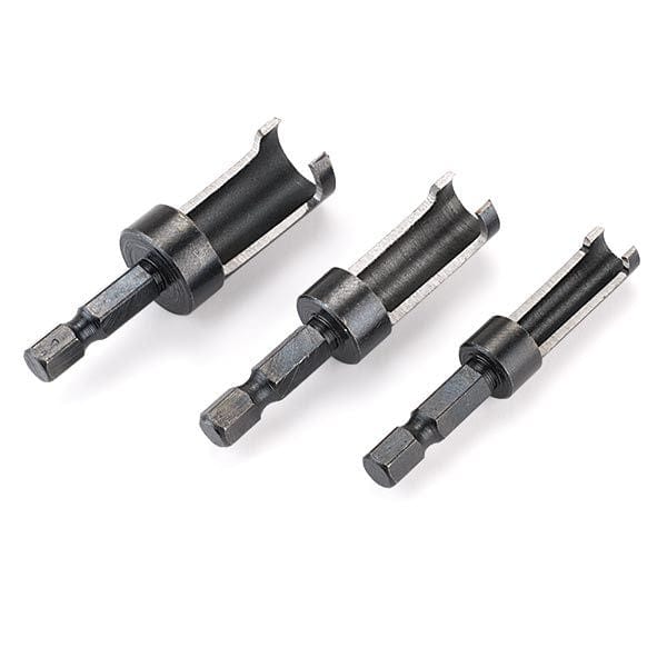 M10 Plug Cutter Milescraft PlugCutter Straight Plug Cutting Set - 3 Piece | Woodcraft