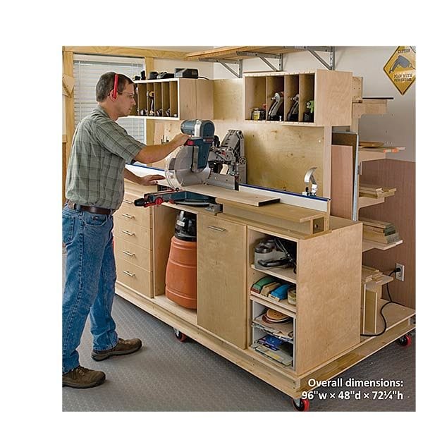 Crosscut Station / Lumber Rack - Downloadable Plan alt 0