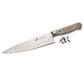 Chef Knife for Cutting Fruits Vegetables and Meat - 12-3/4" - Damascus - Unfinished Kit alt 0