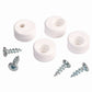 Euro Door Stop for Inset Doors - White - 10 Piece alt 0