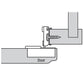 Compact Face Frame Hinge - 3/4" Overlay - 105 Degree with BLUMOTION - 1 Pair