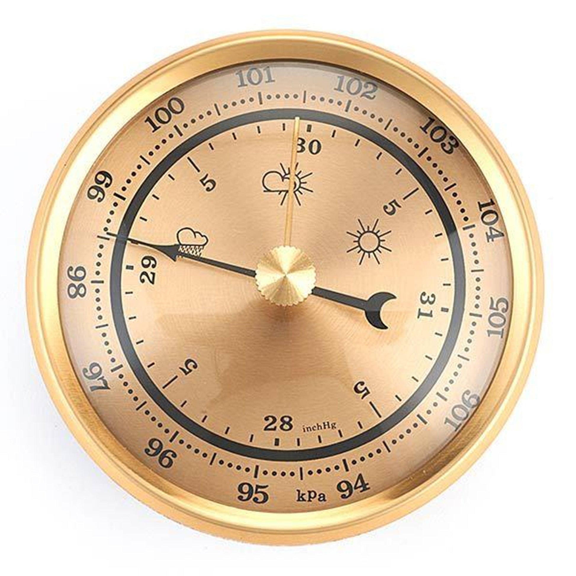 Barometer 2.75in Gold Dial alt 0