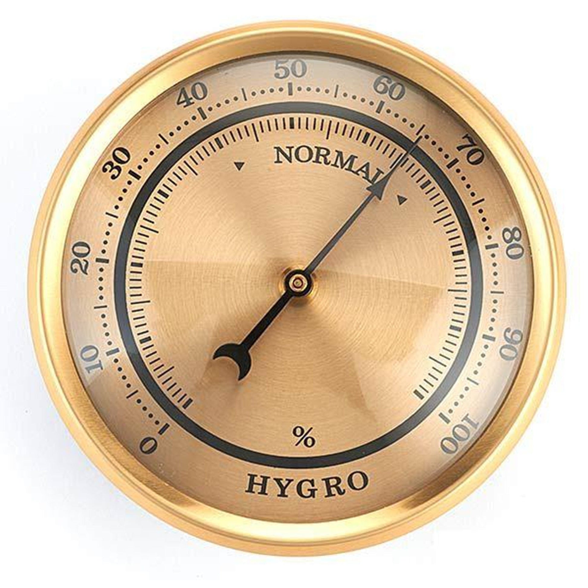 Hygrometer 2.75in Gold Dial alt 0