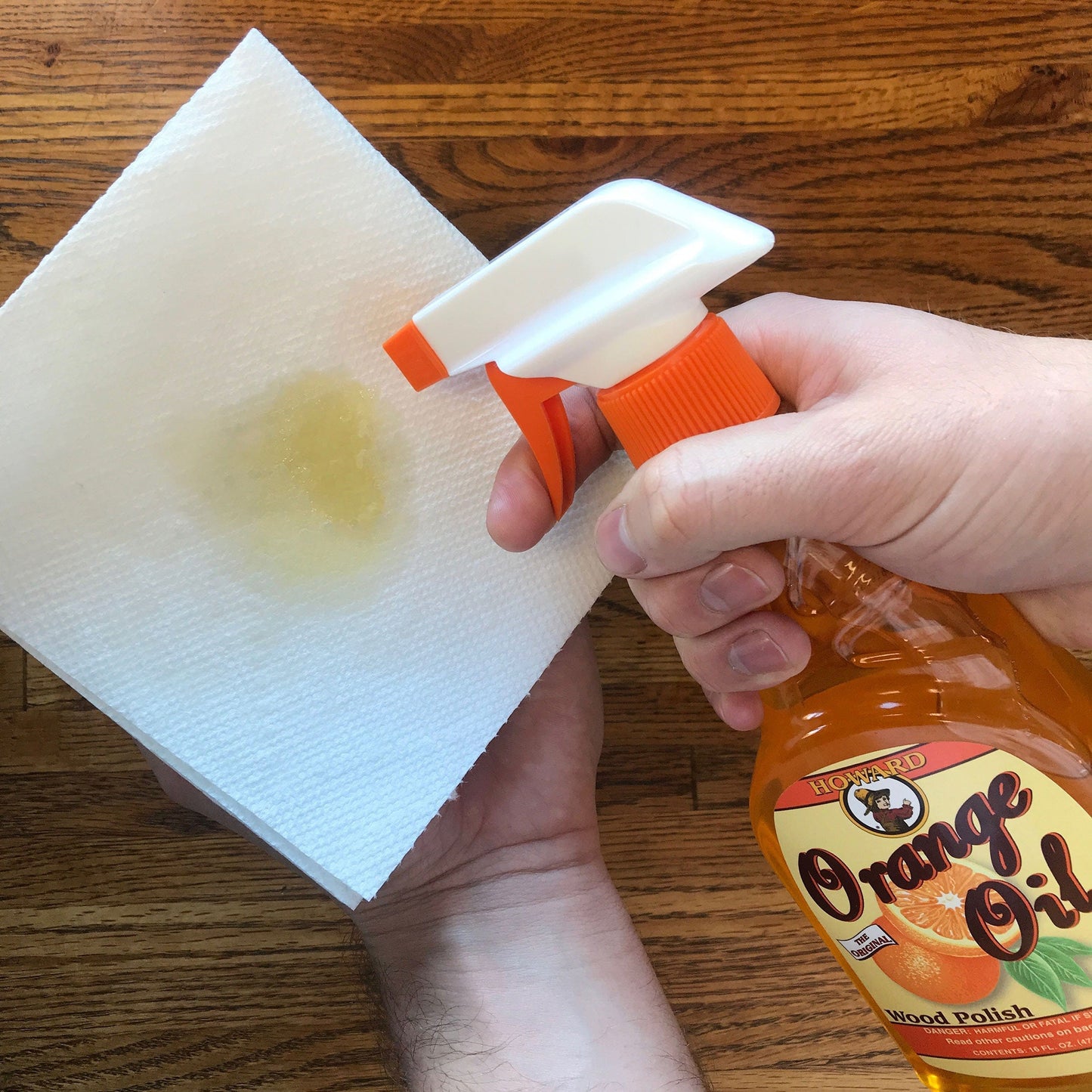 Orange Oil Wood Polish - Spray Bottle - 16 oz