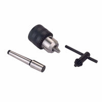 Keyed Lathe Drill Chuck - 1/2" Capacity - #1 MT alt 0