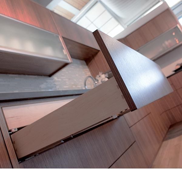 Blum Tandem Drawer Slides with OTION 563H 21inch Woodcraft