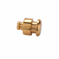 Jewelry Box Feet/Knob - 1/2" Diameter - Polished Brass alt 0