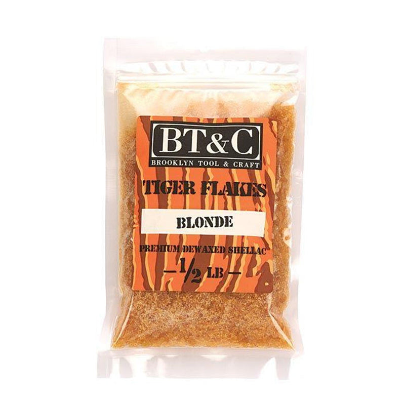 Tiger Shellac Brooklyn Tool and Craft Dewaxed Shellac Flakes or Pellets - 1/2 lb ...