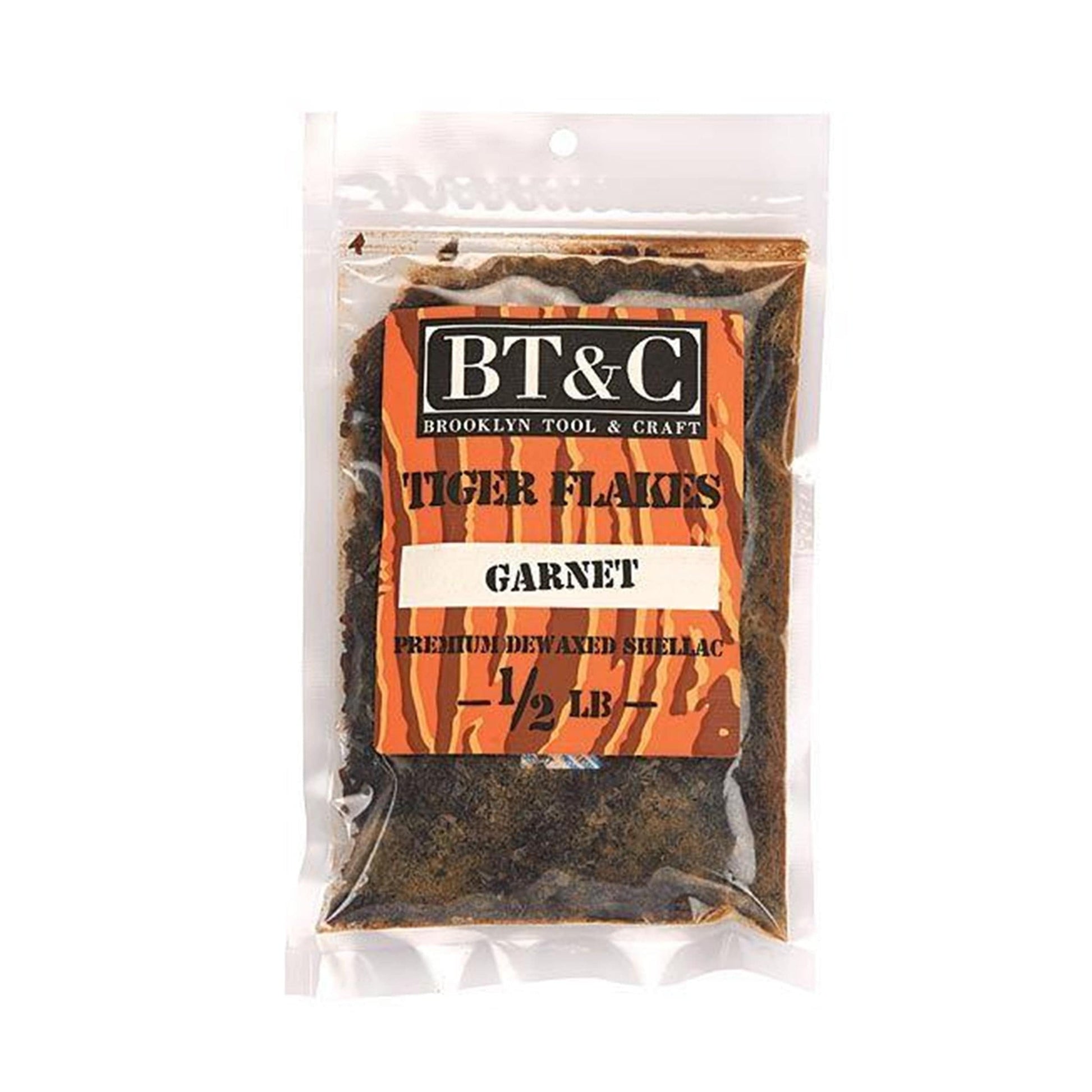 Shellac Tiger Garnet 1/2lb alt 0