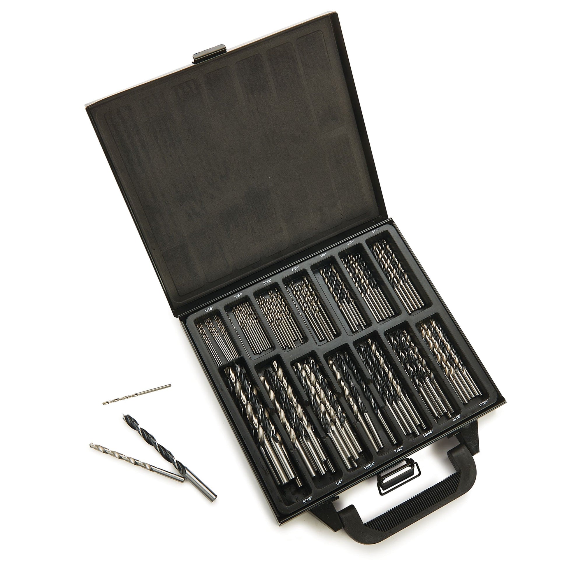 Combo Brad Point and Twist Drill Bit Set - 100 Piece alt 0