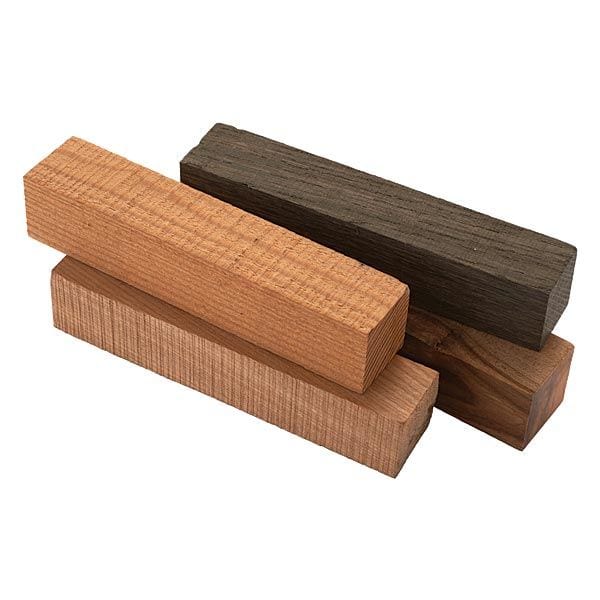 Woodcraft Reclaimed Recycled Upcycled Pen Blanks 4piece