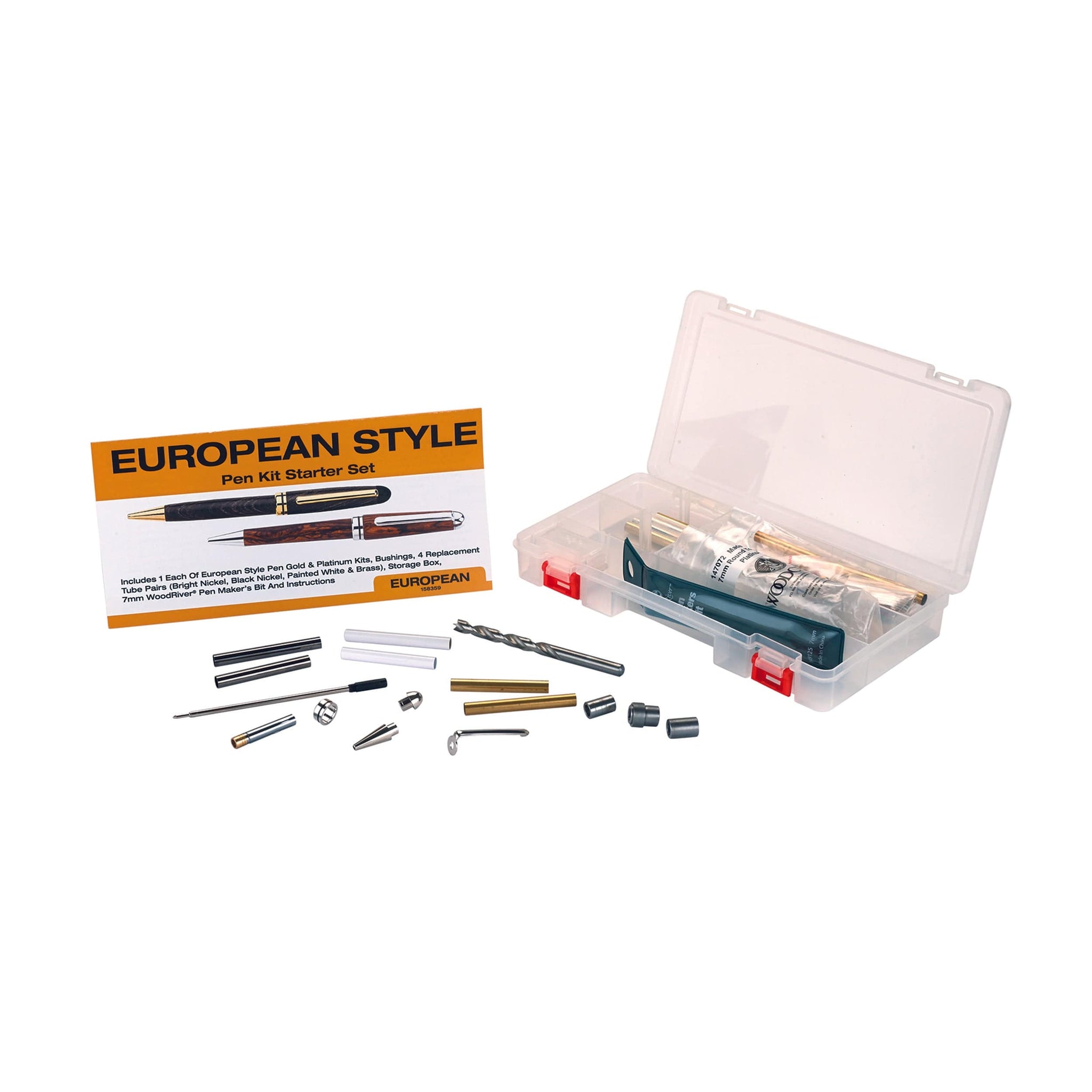 WoodRiver European Pen Kit Starter Set Woodcraft