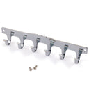 6-Hook Strip Nickel Plated alt 0