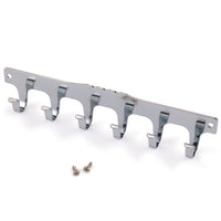 6-Hook Strip Nickel Plated alt 0