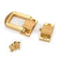Small Catch - 13/16" x 1" - Brass alt 0
