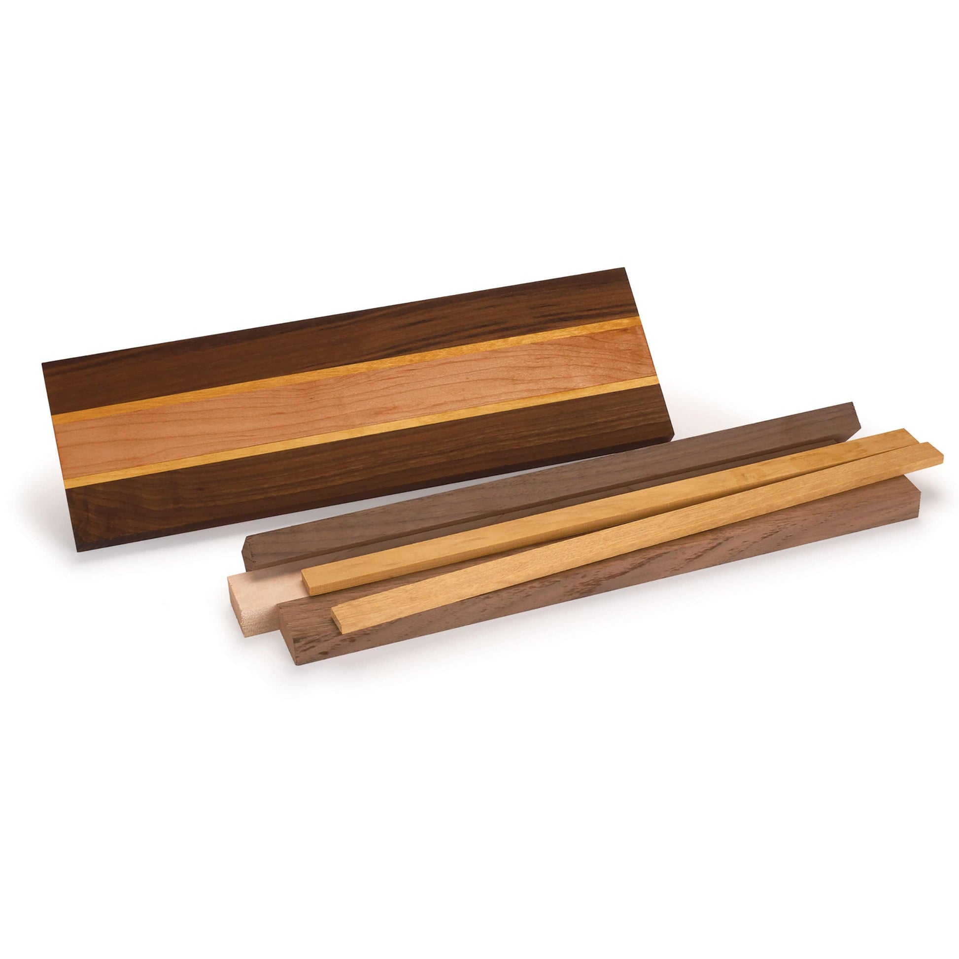 thumbnail image 2 of Wood-Hawk DIY Cutting Board Blanks - 8 Walnut & 8 Maple 3/4x2x16 - For Charcuterie Trays - Made In USA 2 of 6