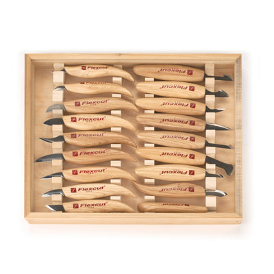Deluxe Carving Knife Set with Free Tool Roll - 18 Piece alt 0