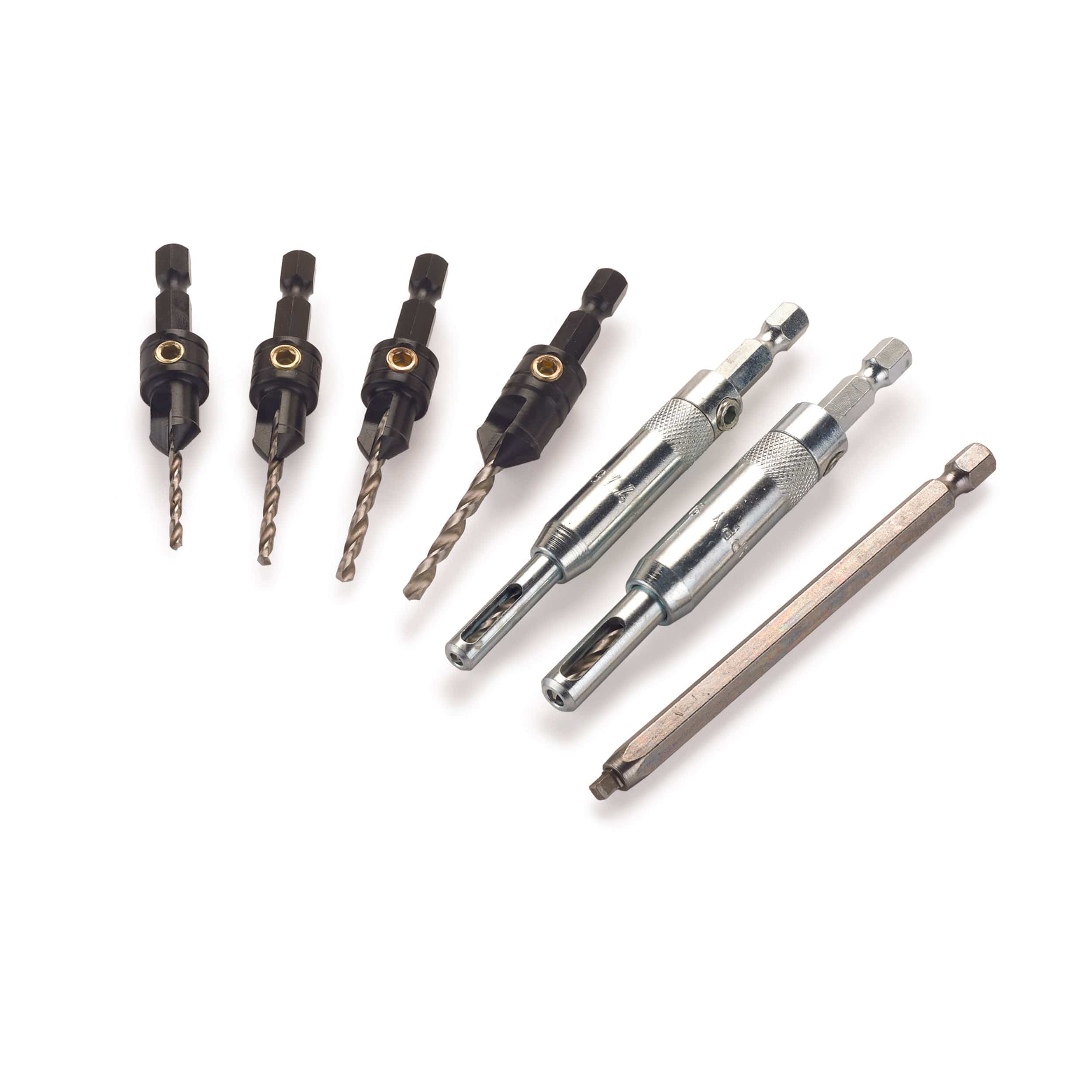 Snappy Tools 7-Piece Drill Bit Adapter Set – For Metal, Wood, Plastic (40020)